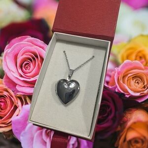 Heart Locket Pendant Necklace